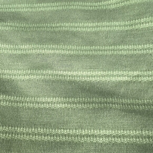 a.n.a Women's Size Large Mint Green Striped Polyester Round Neck Regular - Picture 5 of 8